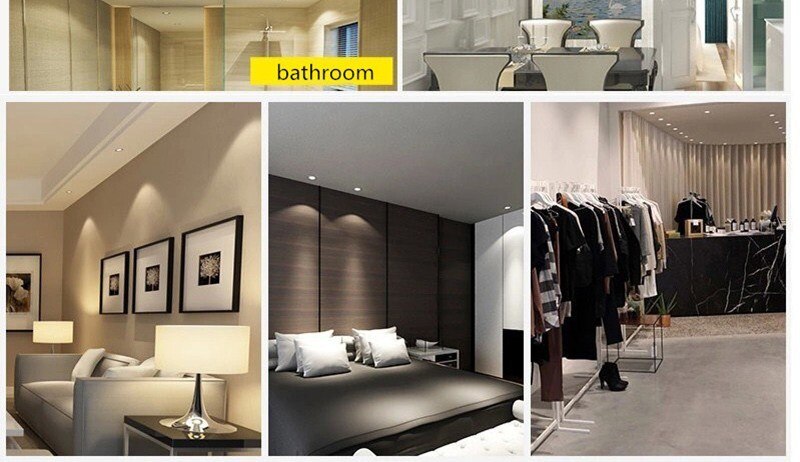 High quality 9W 12W 15W GU10 MR16 E14 E27 LED Bulbs Light 110V 220V no dimmable Led Spotlights Warm/Cool White LED downlight