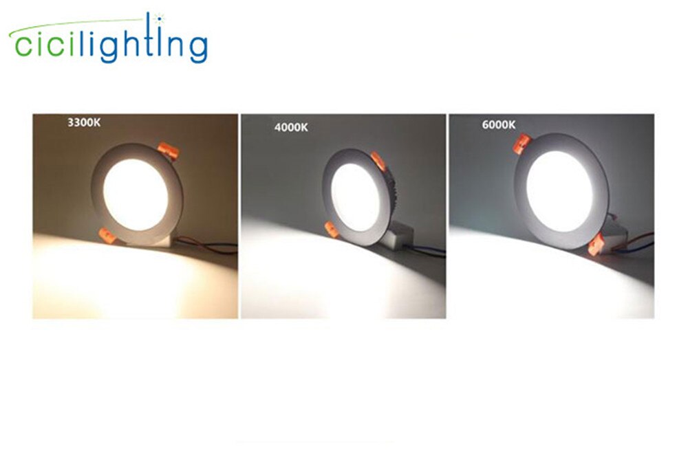 LED Downlight 3W 5W 7W 9W 12W 15W 18W SMD led Recessed Ceiling Light Home Living Room Store Slim Downlight, Mini Panel Lamp