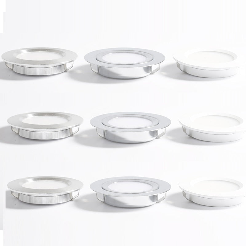 Dimmable Slim IP65 3W LED Spot Lighting Hotel Cabinet Ceiling Spot Lights Mini 12V 24V Downlight Living Room Dining Lamp