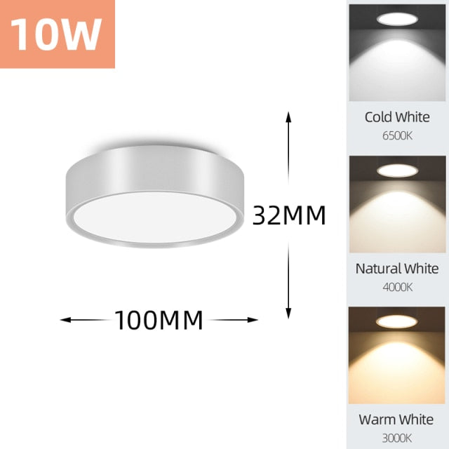Mini Small LED Ceiling Lamp 220V Led Ceiling Lights 5/7/10/15/25W Led Downlight Spot Panel light for Living Room Bedroom