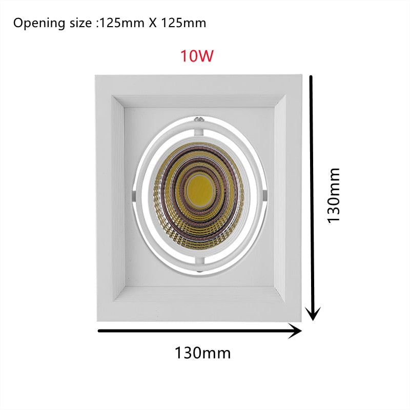 Energy saving 10W 20w AC110V-220V LED cob dimmable Ceiling Downlight Recessed LED Spot light LED For Home Lighting