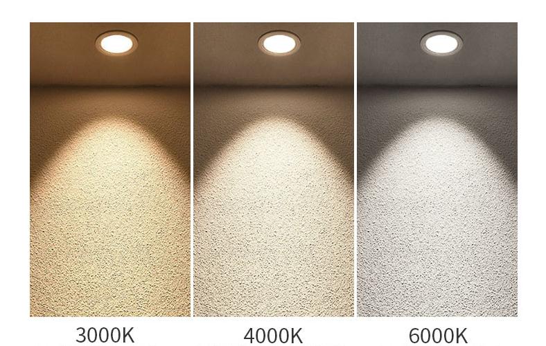 Dimmable Anti-Glare LED COB Chip Recessed Downlight 7W 9W 12W 15W Round White Led Ceiling Spot Light 220v 230V Indoor Background