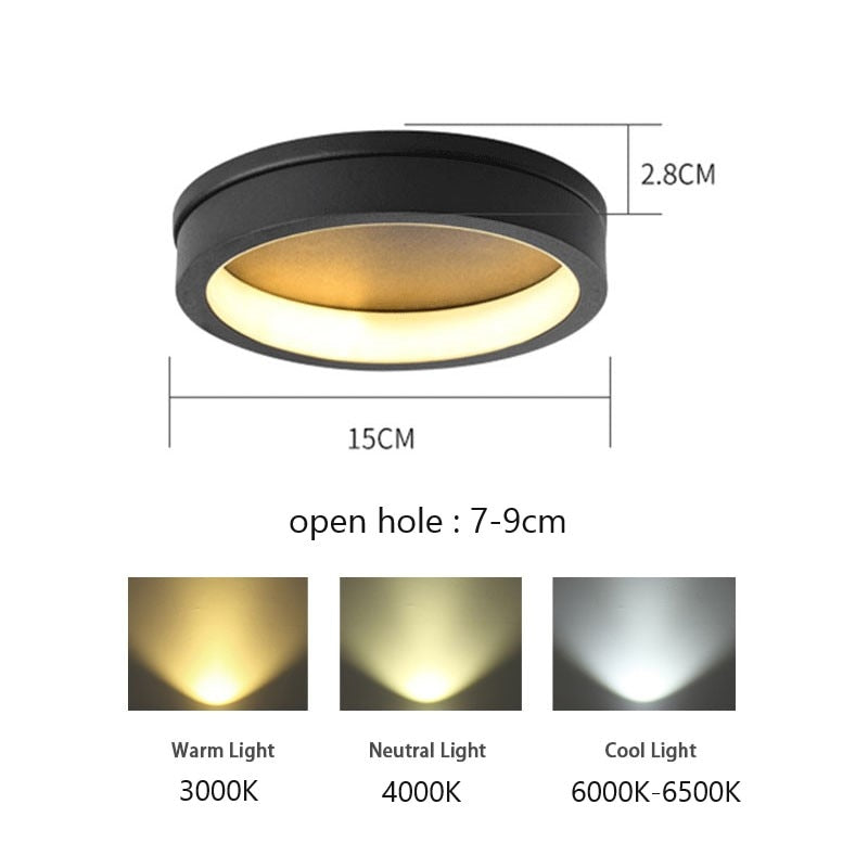 Modern Embedded LED Ceiling Chandeliers Anti-Glare Bedroom Kitchen Aisle Dining Living Room Home Decor Ceiling Lighting Fixtures