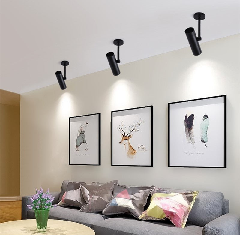 Dimmable LED COB Ceiling Light Surface Mount Downlight Spotlight 7W 10W 15W 18W Backlight Ceiling Indoor Lighting