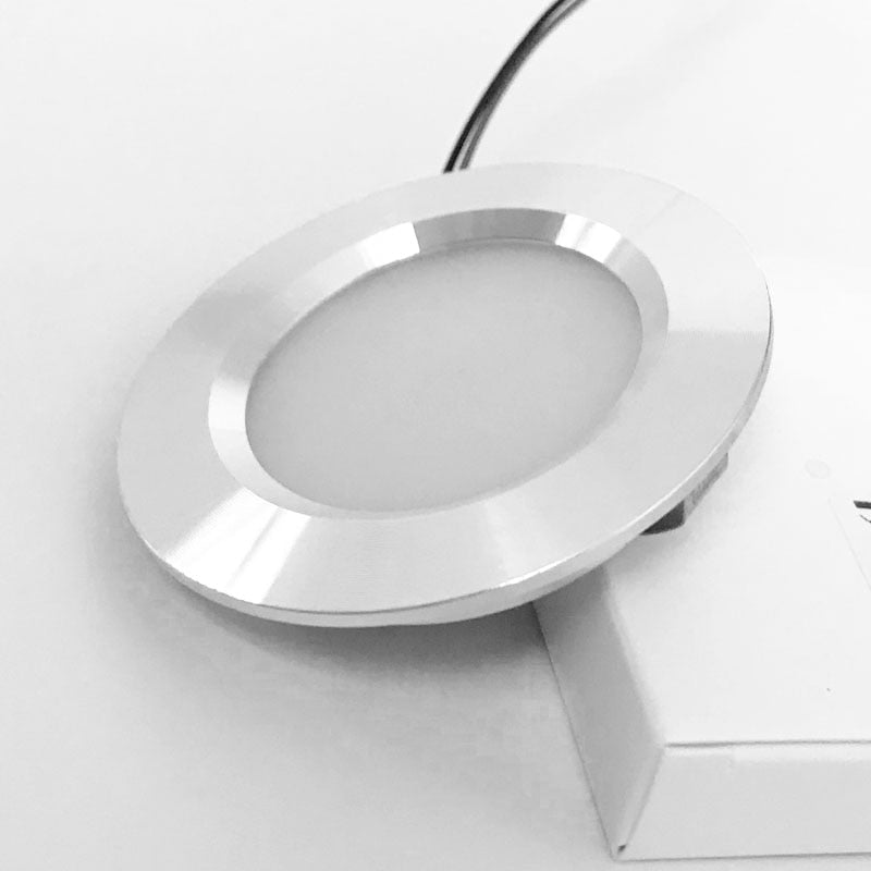 Stainless Steel 3W 5W 12V LED Ceiling Spot Light Slim 14mm 2inch Dining Kitchen Lighting for Cabinet Downlight Lamp