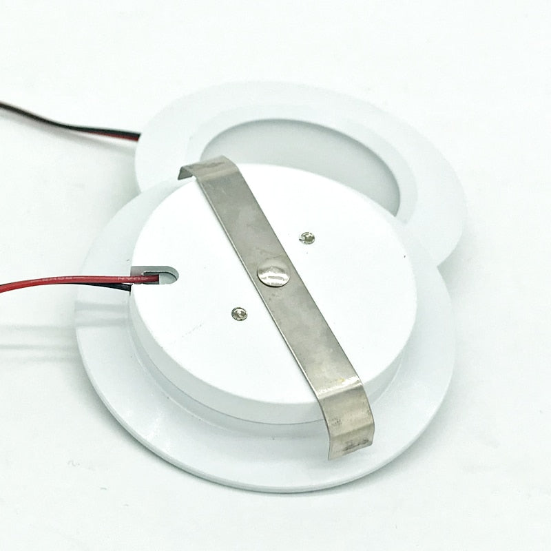 Stainless Steel 3W 5W 12V LED Ceiling Spot Light Slim 14mm 2inch Dining Kitchen Lighting for Cabinet Downlight Lamp