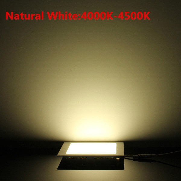 Ultra thin 3W 6W 9W 12W 15W 25W LED downlight Square LED panel / painel light 4000K bedroom luminaire Ceiling Recessed lamp