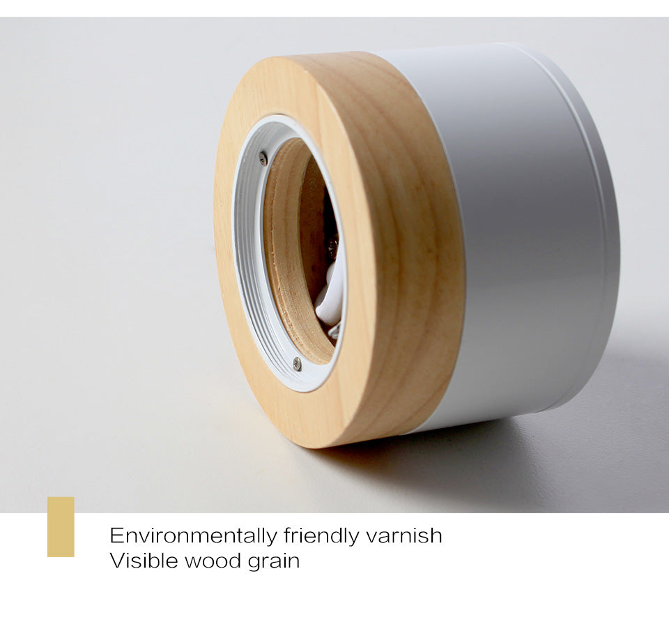 JOYINLED Led 5W Spot Light Modern Wood Living Light LED Downlight Wood Ceiling Spot Light For Ceiling Lamps Lighting Fixtures