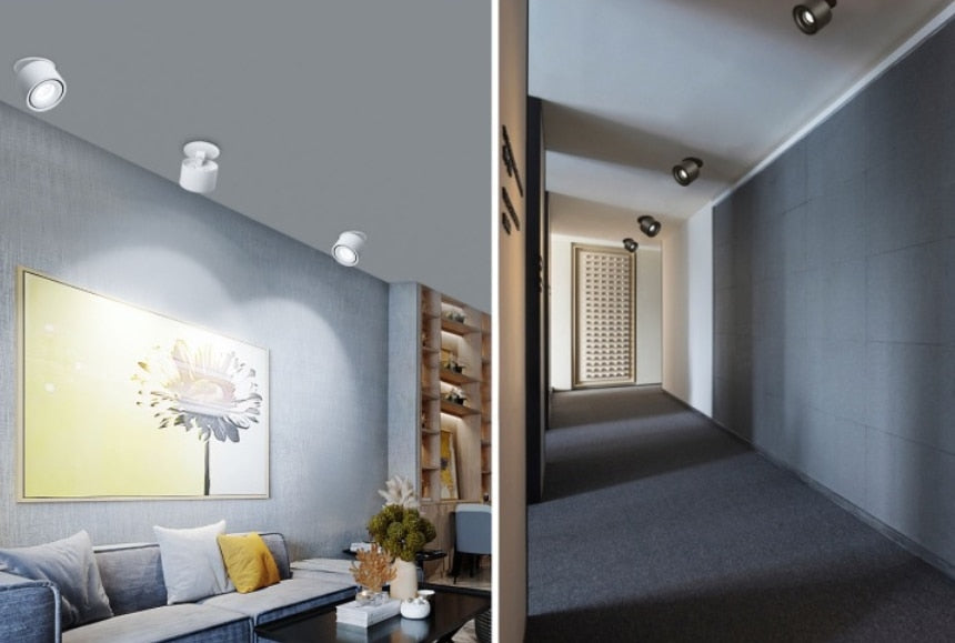 Adjustable Recessed Ceiling Downlights 7W 10W 15W Dimmable LED Recessed lamp Nordic Spot light for indoor Spot lighting fixture