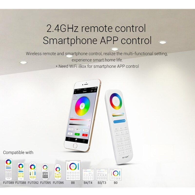 MiBoxer 6W 9W 12W 15W 18W 25W RGB+CCT LED Downlight Ceiling Spotlight FUT060 061 062 063 064 065 066 068 Indoor Panel lighting