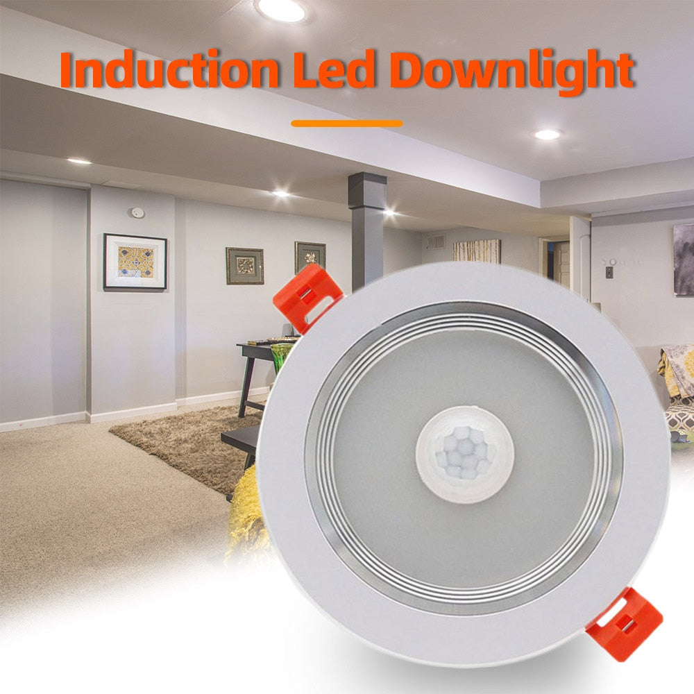 LED indoor ceiling lamp body sensor infrared sensor downlight sound control induction corridor balcony
