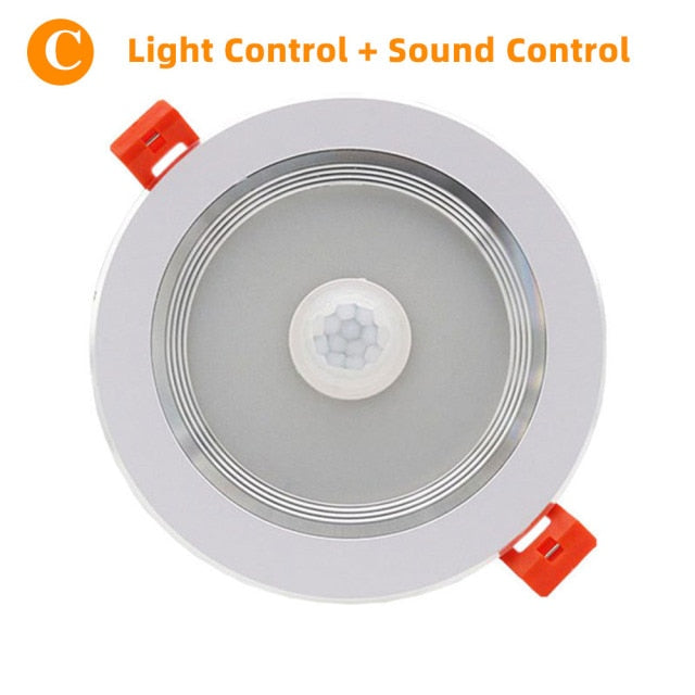 LED indoor ceiling lamp body sensor infrared sensor downlight sound control induction corridor balcony