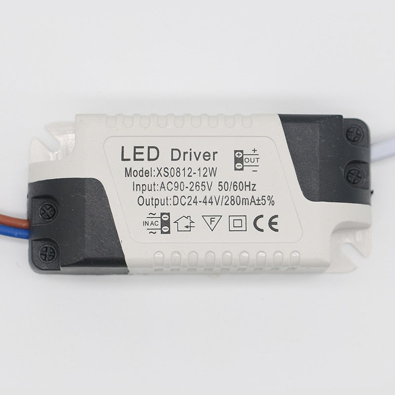 LED Power Supply 1W-24W 260mA Driver Adapter With DC Plug AC90-265V Lighting Transformer For LED Panel Light Downlight