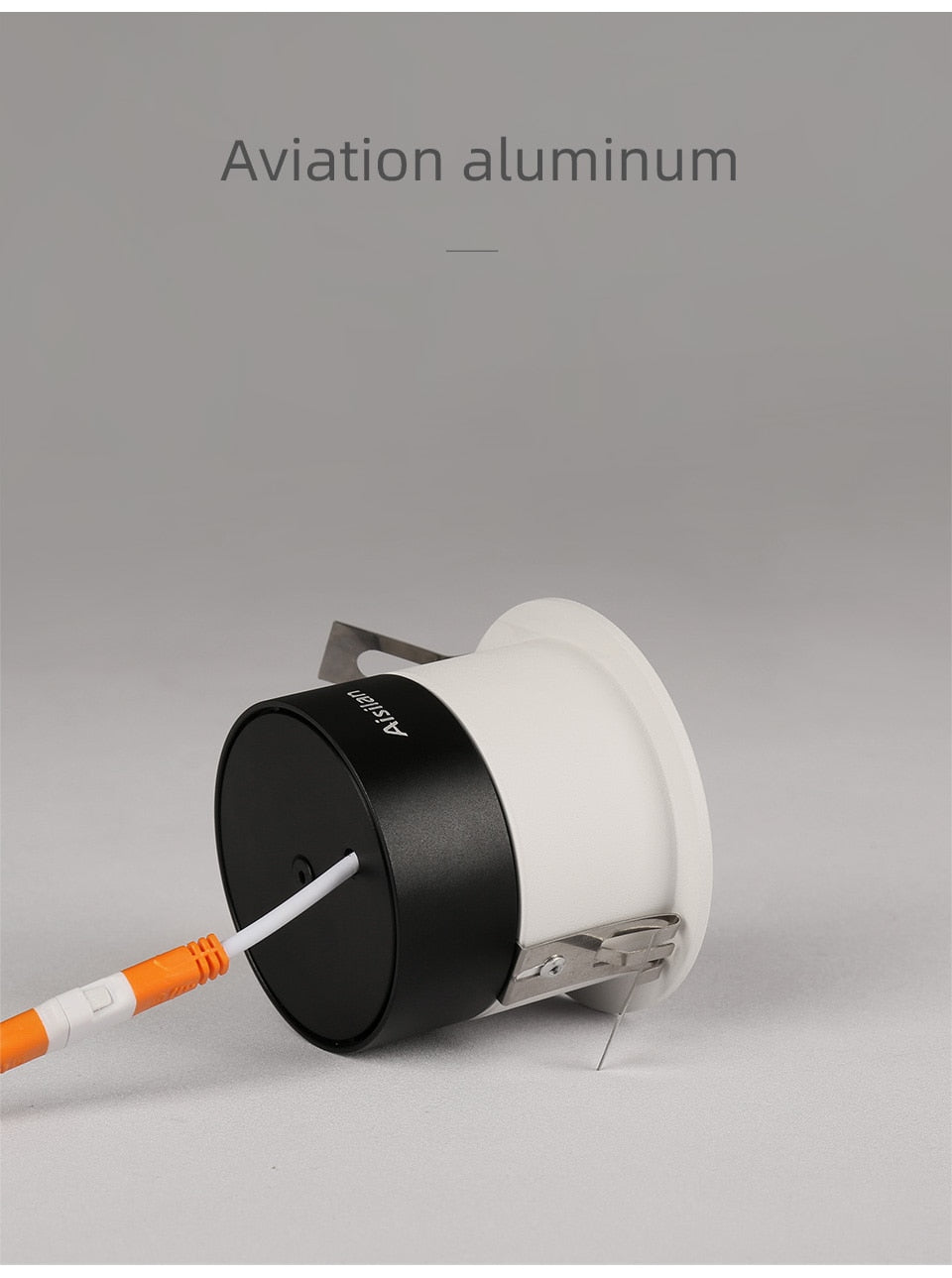 Aisilan LED Downlight narrow border anti-glare Spot light household large arc downlight aisle without master led Recessed light