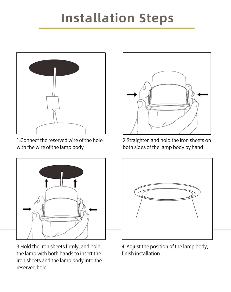 Aisilan LED Downlight narrow border anti-glare Spot light household large arc downlight aisle without master led Recessed light