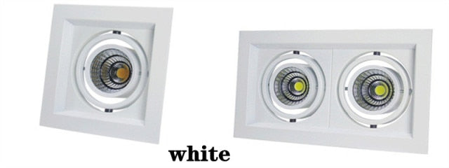 Dimmable LED downlight COB spotlight 10W 20W 30W Ceiling inlaid light Interior lighting AC110V-220V living room bedroom