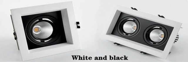 Dimmable LED downlight COB spotlight 10W 20W 30W Ceiling inlaid light Interior lighting AC110V-220V living room bedroom