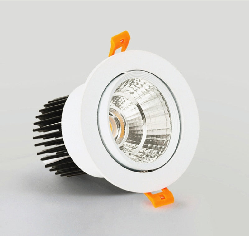 Dimmable Recessed LED Downlights 7W/9W/12W COB LED Ceiling Spot Lights 85-265V LED Ceiling Lamps Warm Cold White Indoor Lighting
