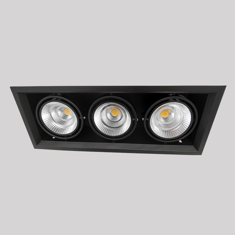 Dimmable COB Led Downlight Light Ceiling Spot Light 10W 20W 30W AC85-265V White/Black Ceiling Recessed Lights Indoor Lighting