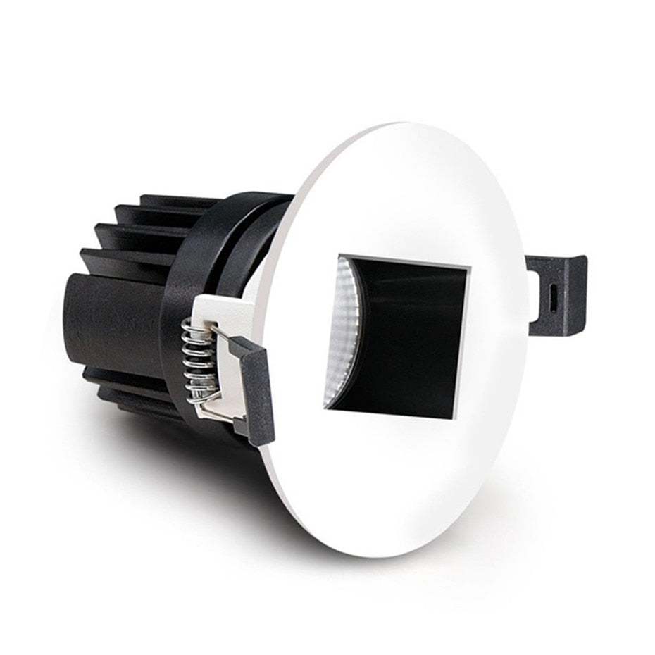 Recessed In Downlight Anti-glare Led Ceiling Lamp Aluminum Spot Led Light 7W 10W Dimmable For Hotel Living Room Bedroom Corridor