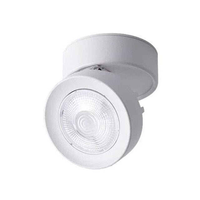 New LED surface mounted downlight, COB spotlight ceiling light 5W 7W 10W 15W foldable 360-degree rotating background wall lighting