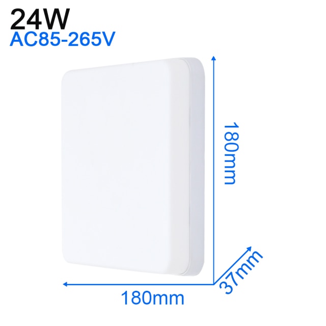 Ultra Thin LED Ceiling Light Modern Panel Lamp AC 110 220V 48W 36W 24W 18W 13W 9W 6W Indoor Bedroom Kitchen Living Room Lighting