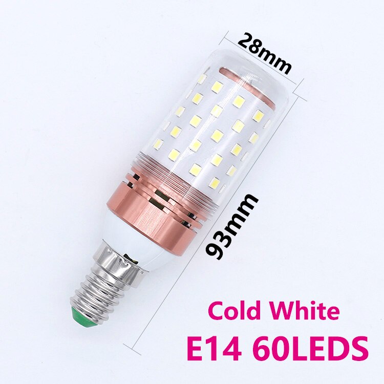 LED Bulb E27 E14 LED Corn Light Downlight Corn Lamp 60 90 LEDs Light Bulb 220V For chandelier candle Home Decoration Lighting