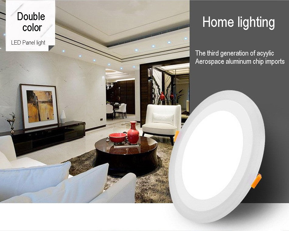 LED panel lights Square Round 6W 8W 15W 20W 220V AC85-265V recessed led ceiling light Spot Down Light Aluminum Panel