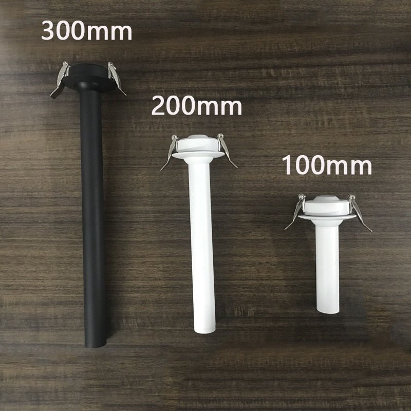 Led Downlight Long Tube Embedded Dimmable Led Spot Modern Aluminum Spot Light Indoor Living Room Store Office Ceiling Lamp