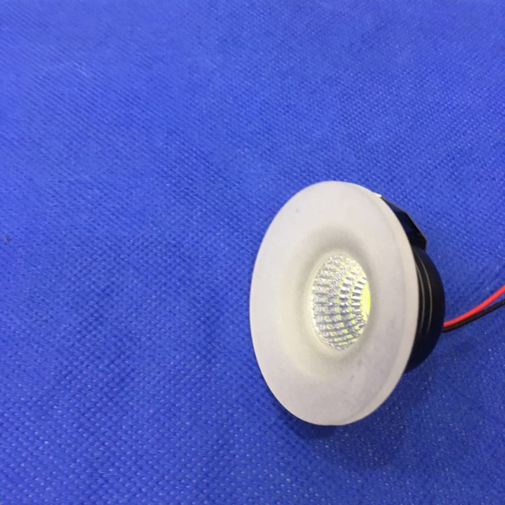 Mini Downlight 5pcs/lot Cabinet Spot Light diameter 48mm 3w Ceiling Recessed Lamp AC85-265V Dimmable Down lights