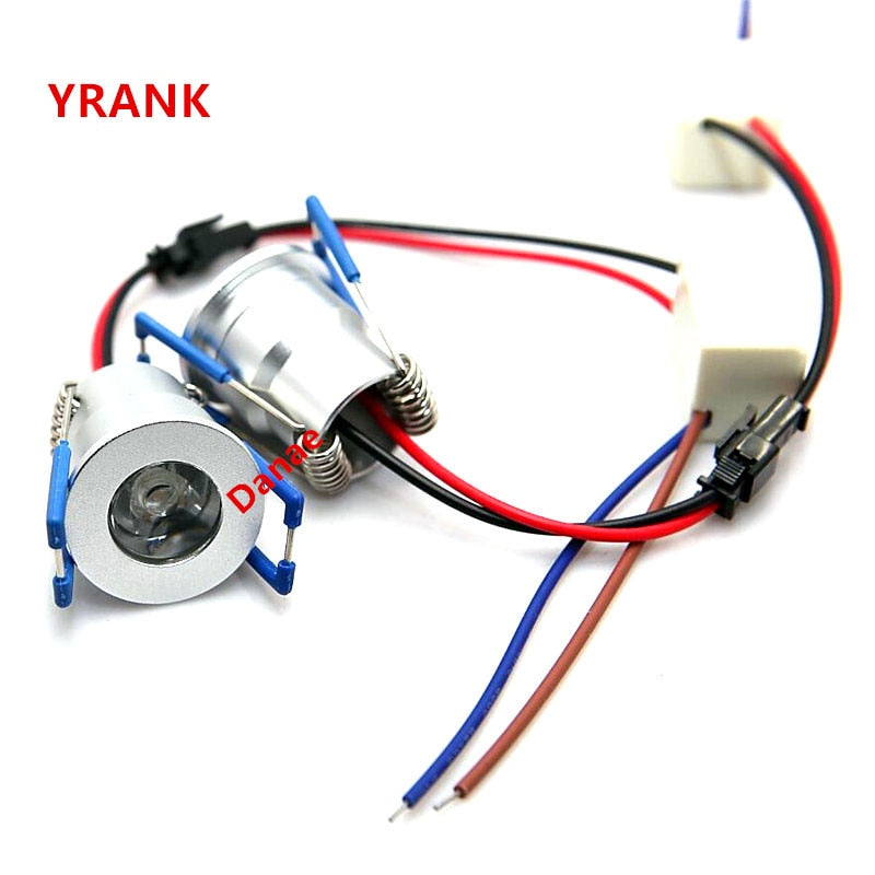 Dimmable LED Spot Light 3W Mini LED Downlight 6pcs/lot AC110V/220V/DC12V 3W LED Ceiling Lamp Cabinet Light CE ROHS