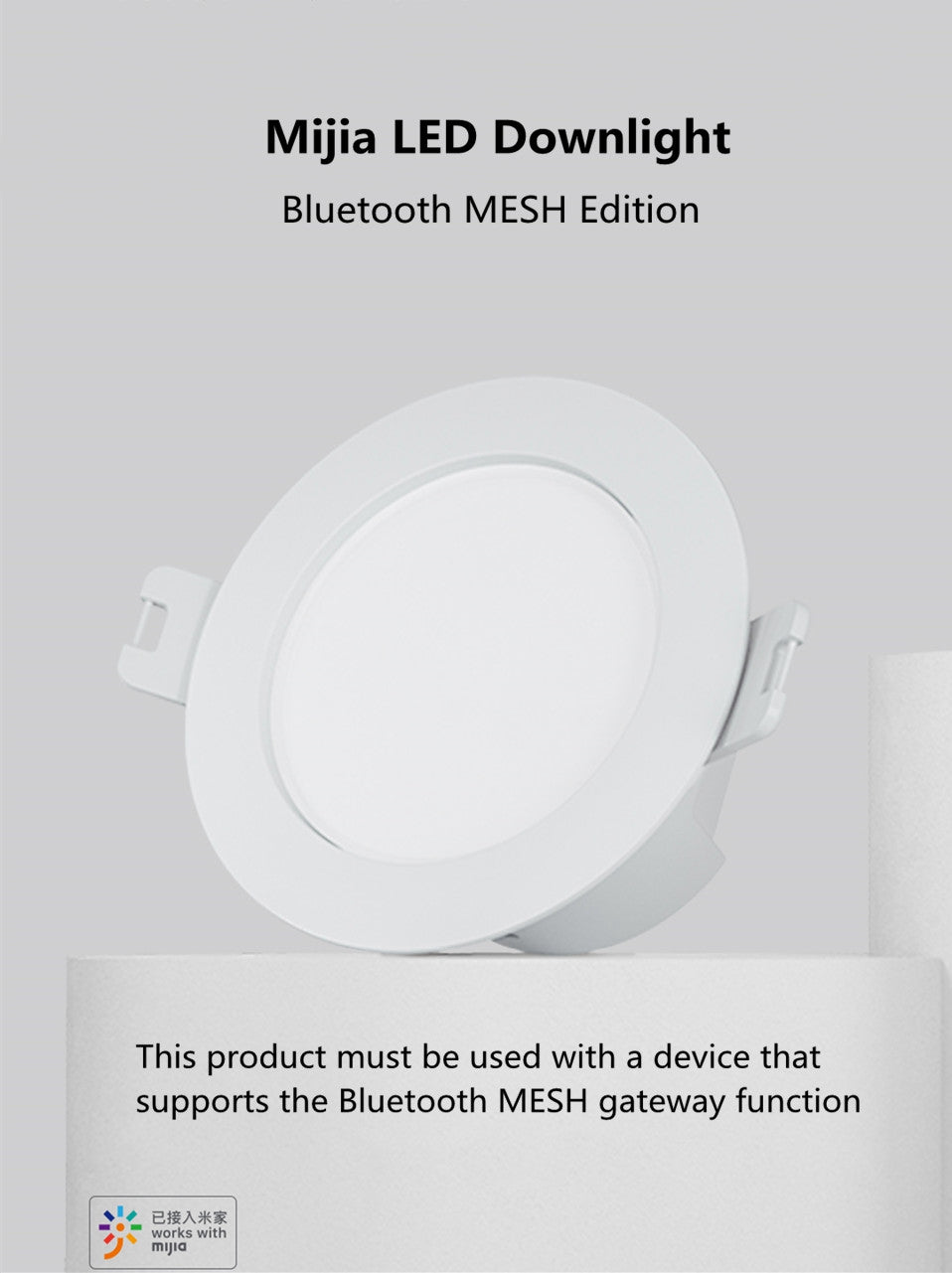 Stock Xiaomi Mijia Smart Led downlight & Mesh Version Controlled By Voice Remote Control Adjust Color temperature Smart