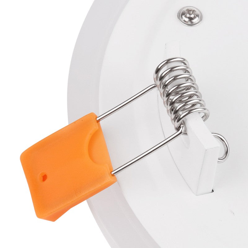 Ultra Slim 3/6/12/18W Round Concealed Dual Color LED Panel Light Cool White Lamp Acrylic Downlight AC 110V 220V