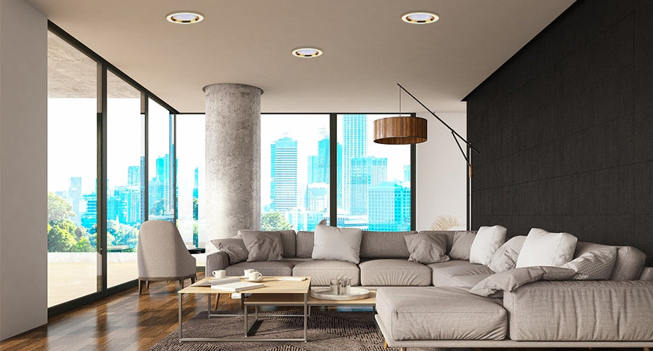 Downlight Ceiling Led Recessed Downlight Golden Aluminum Round Recessed Lamp Spot Led Dimmable 7W 10W For Room Office Lighting