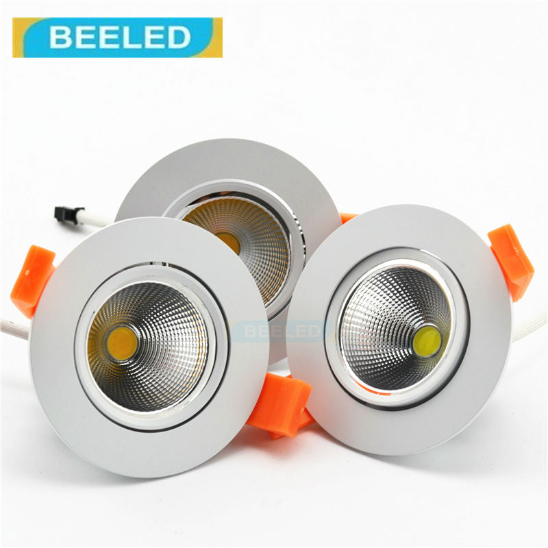 Recessed LED downlight Spot lights led lamp 3W 5W 7W white COB led dimmable dimmer led bulb lamps