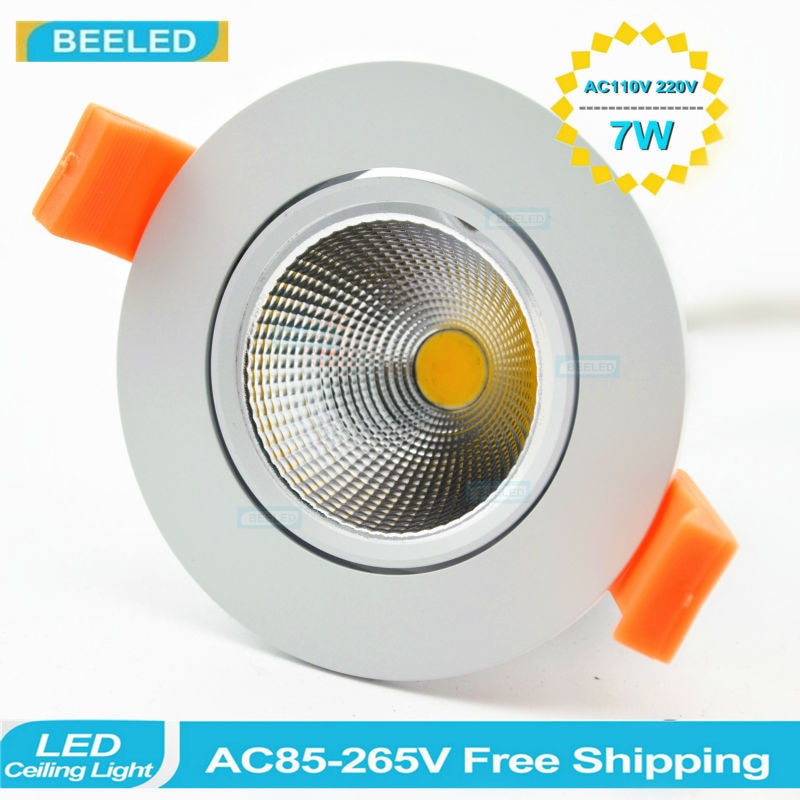 Recessed LED downlight Spot lights led lamp 3W 5W 7W white COB led dimmable dimmer led bulb lamps