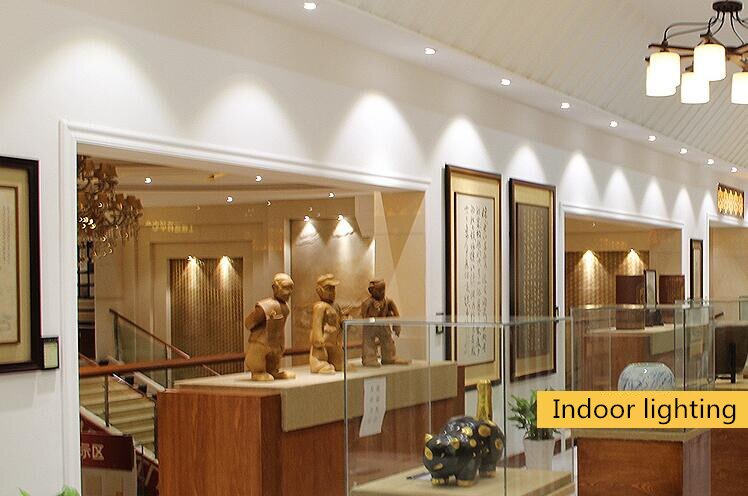 Dimmable LED COB Spotlight Ceiling lamp AC85-265V 7W 9W 12W 15W 18w Aluminum recessed downlights square led panel light