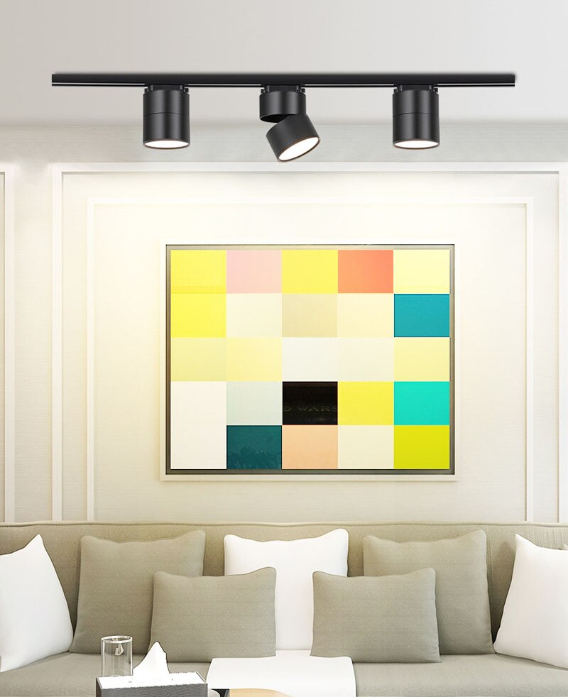 Dimmable LED Downlights Surface Mounted LED Ceiling Lamps 7W 10W 15W Foldable 360° Rotatable Background Track Spot lights