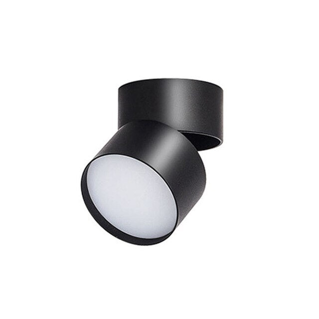 Dimmable LED Downlights Surface Mounted LED Ceiling Lamps 7W 10W 15W Foldable 360° Rotatable Background Track Spot lights