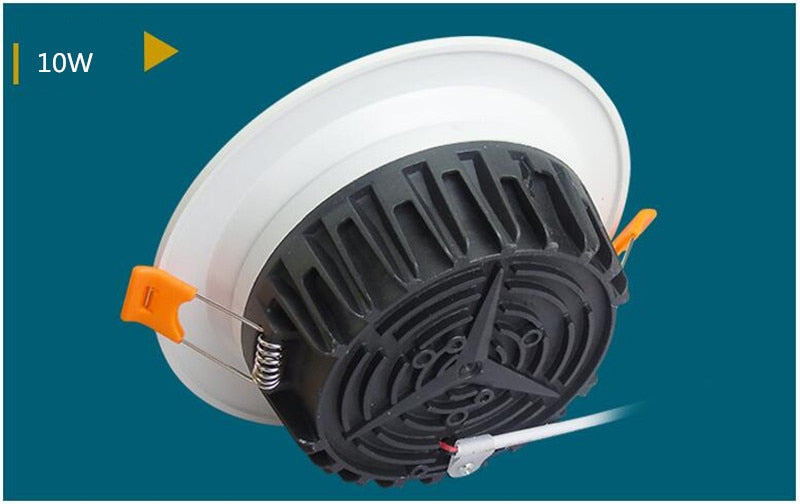 Led downlight light COB Ceiling Spot Light 3W 5W 7W 10W 15W 20W 30W 40W 85-265V ceiling recessed Lights Indoor Lighting