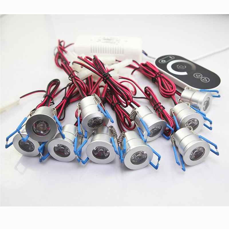 3W LED Downlights LED Down Light Spotlight AC85-265V Include Dimming Driver Touch Dimmer Aluminum