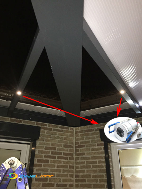 3W LED Downlights LED Down Light Spotlight AC85-265V Include Dimming Driver Touch Dimmer Aluminum