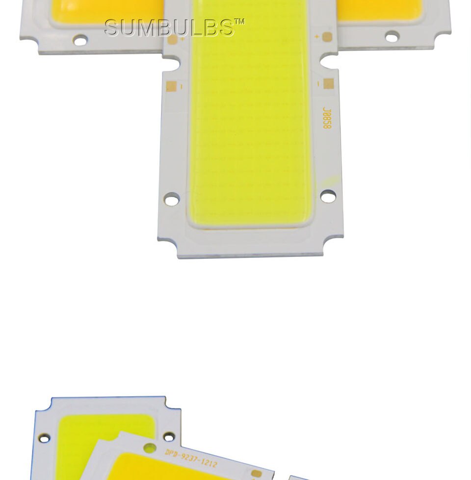 LED Bulb Light Source for DIY Floodlight Downlights DC 36V 40V 92x42MM 30W COB Ultra LED Bright Chip On Board Lamp Lighting 92MM