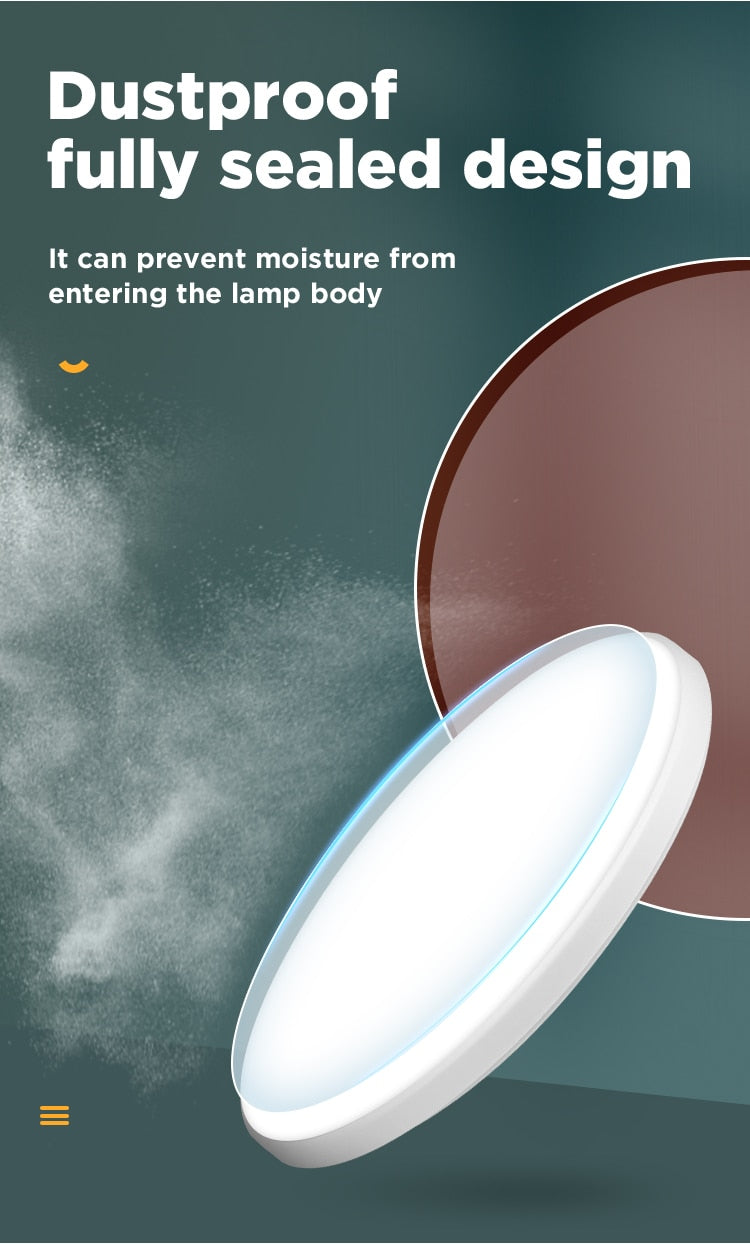 Led Ceiling Lamp 220V 72/40/30/18W Modern Indoor Lighting Fixture Ceiling Light for Living Room Bedroom Kitchen Led Panel Lights