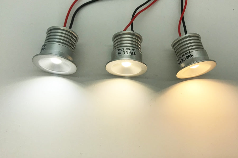 IP65 DC 12V Waterproof 1W Small Led Bulb Light 15mm 25mm 80Ra Cabinet Stair Outdoor Downlight Lamp Christmas Lighting