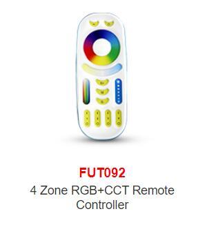 FUT068 6W RGB+CCT LED Downlight AC100-240V Round Smart Led panel light dimmable compatible APP/2.4G Hz RF FUT092 remote control