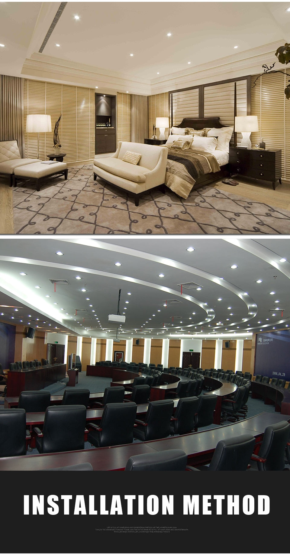 LED Downlight AC DC 12V 24V 36V Recessed Round LED Ceiling Lamp 3W 6W 9W 12W 15W 18W 36W Spot Lighting For Low Voltages
