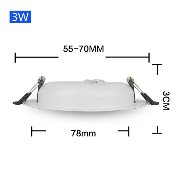 LED Downlight AC DC 12V 24V 36V Recessed Round LED Ceiling Lamp 3W 6W 9W 12W 15W 18W 36W Spot Lighting For Low Voltages
