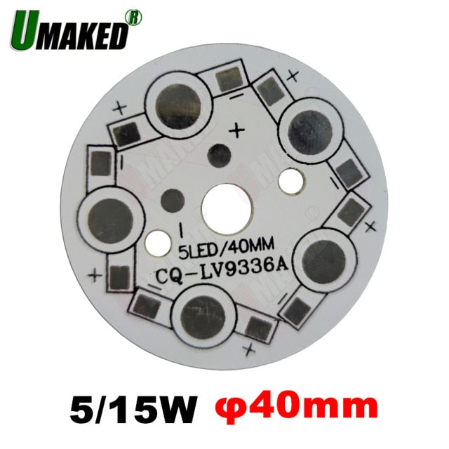 led aluminum plate board for high power beads, 5w 15W 28mm LED pcb board for bulb light downlight etc