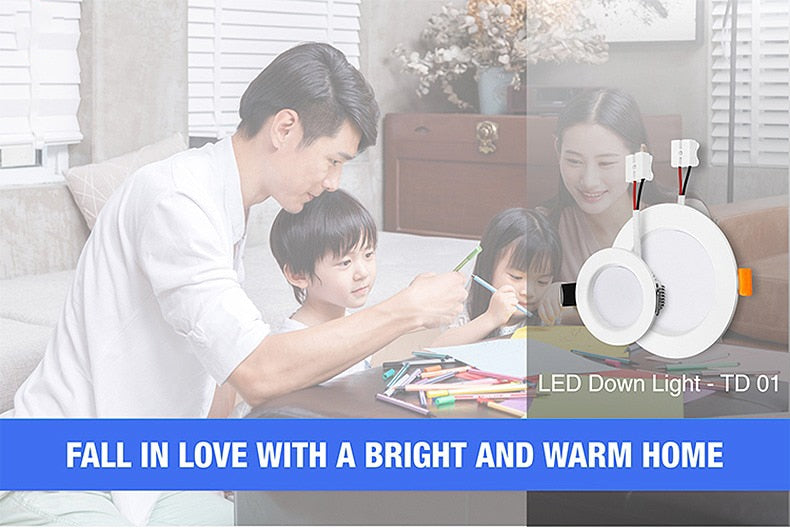 Led Downlight Lamp Ceiling Spot Light 6Pcs 3W 5W 7W 9W 12W 15W 18W SMD 220V Ultra Thin Recessed Downlight Slim Round Panel Light